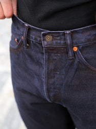 Studio d'Artisan “Bengara” Relaxed Tapered Jeans – Red (D1908)