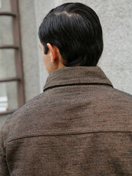 Samurai Jeans Plain Flannel Jacket – Black (S100NAJ25)