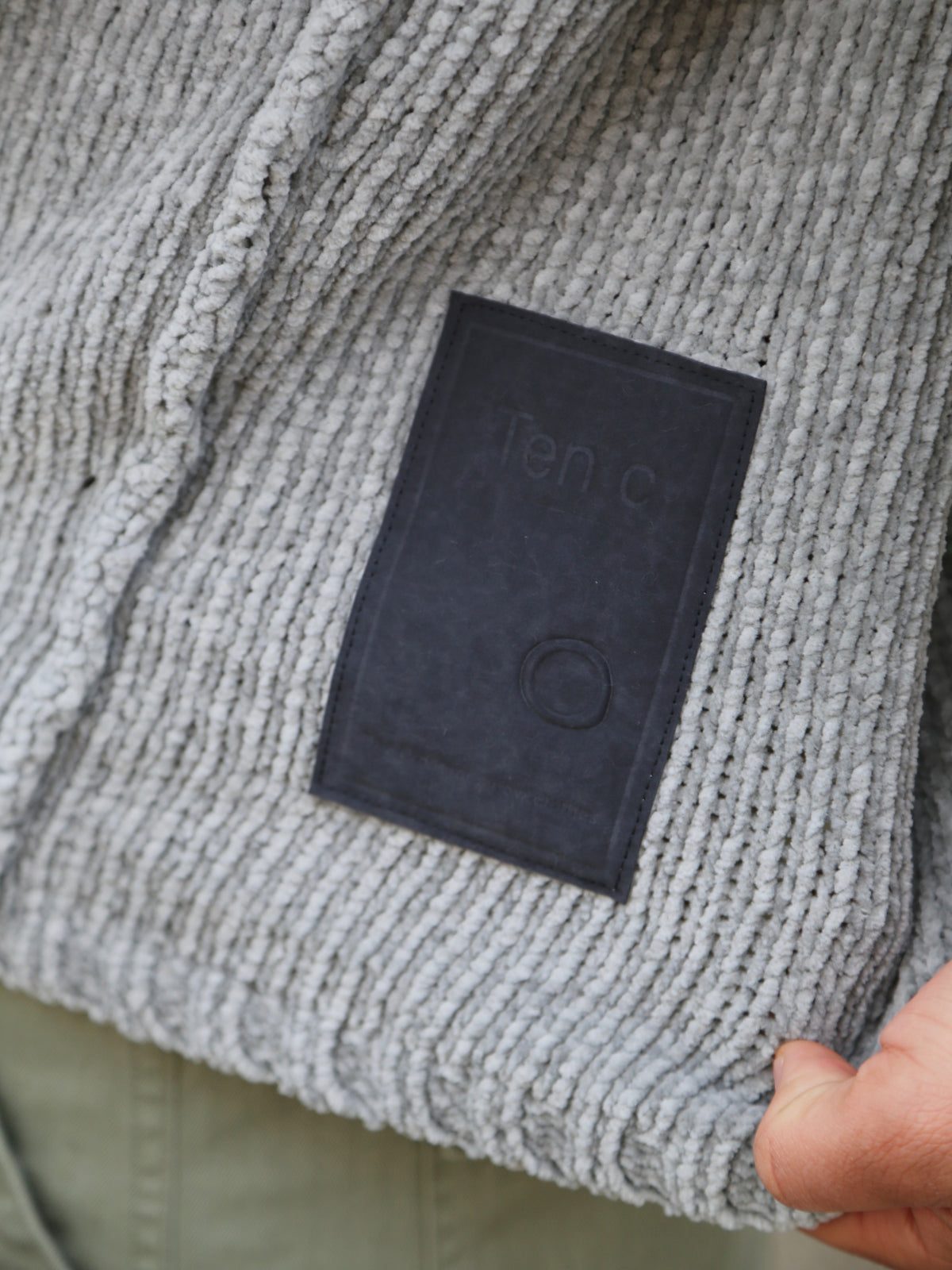 Ten C Maglia Girocollo Sweater – Pigeon Grey (26CTCUM01005)