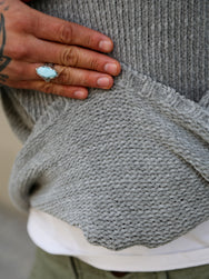 Ten C Maglia Girocollo Sweater – Pigeon Grey (26CTCUM01005)