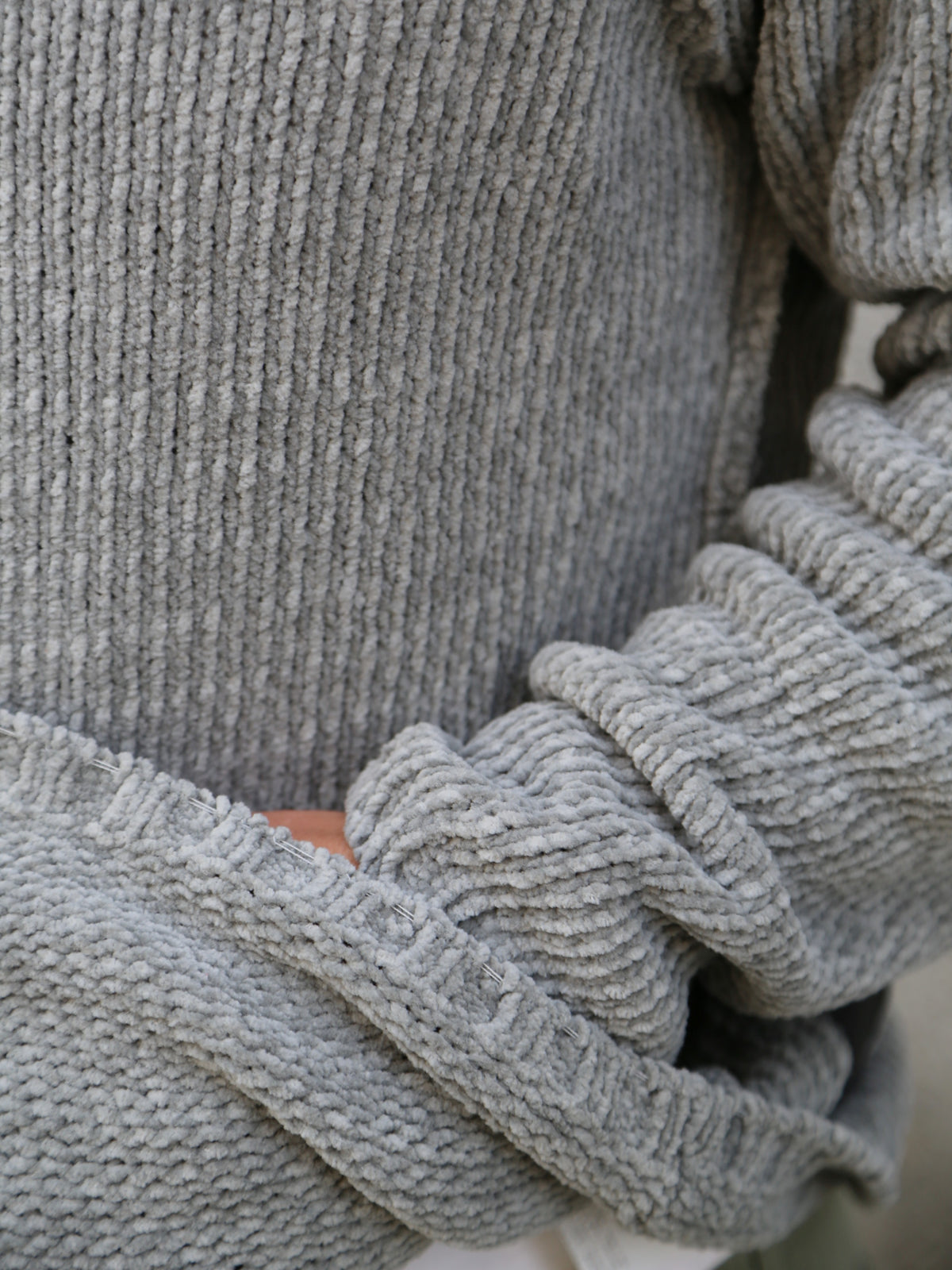 Ten C Maglia Girocollo Sweater – Pigeon Grey (26CTCUM01005)