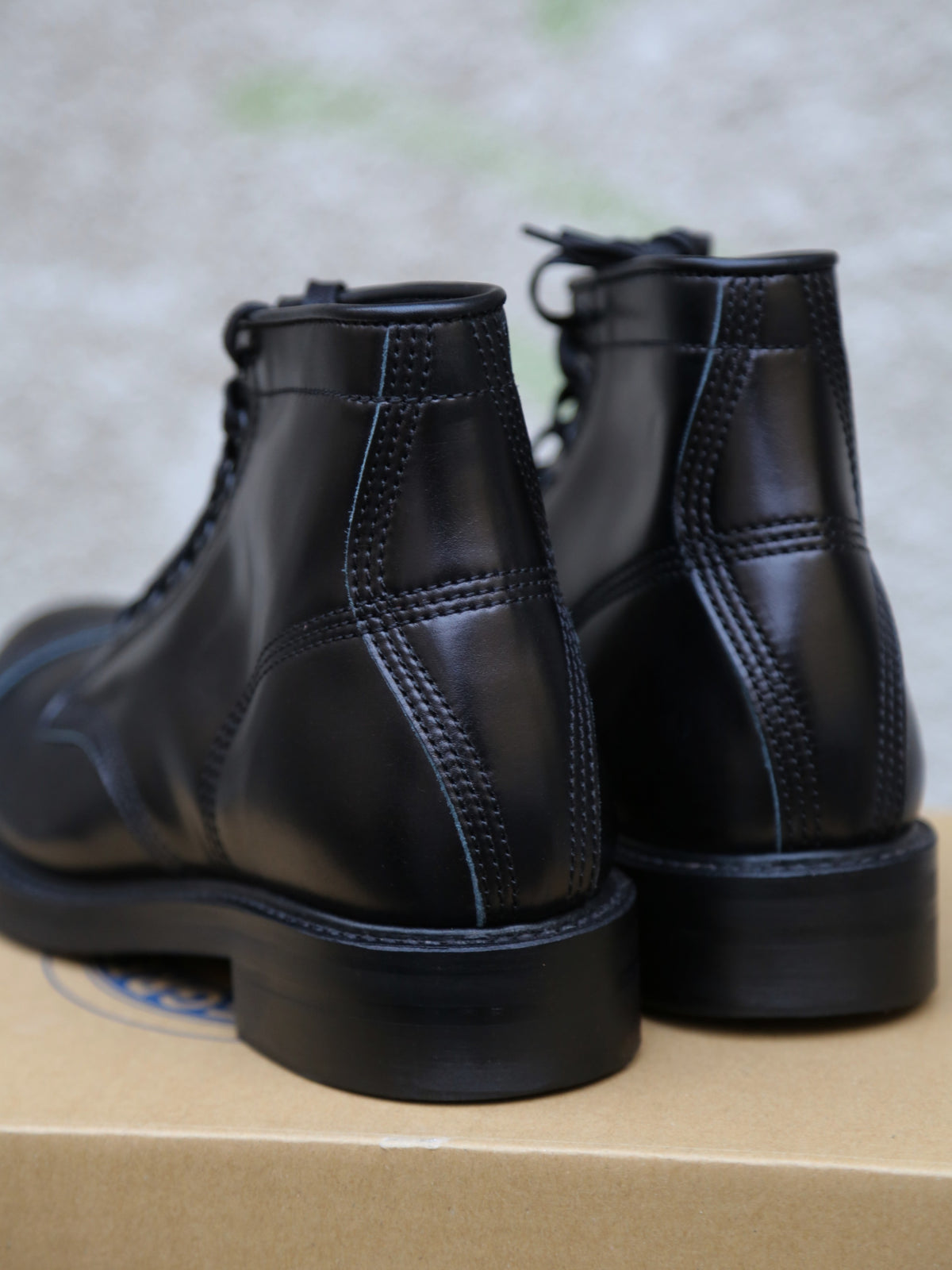 John Lofgren Combat Boots – Shinki Hikaku Shell Cordovan (LK-014)