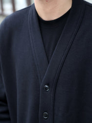 The Real McCOY's 10 oz. Loopwheel Sweatshirt Cardigan – Black (MC25115-030)