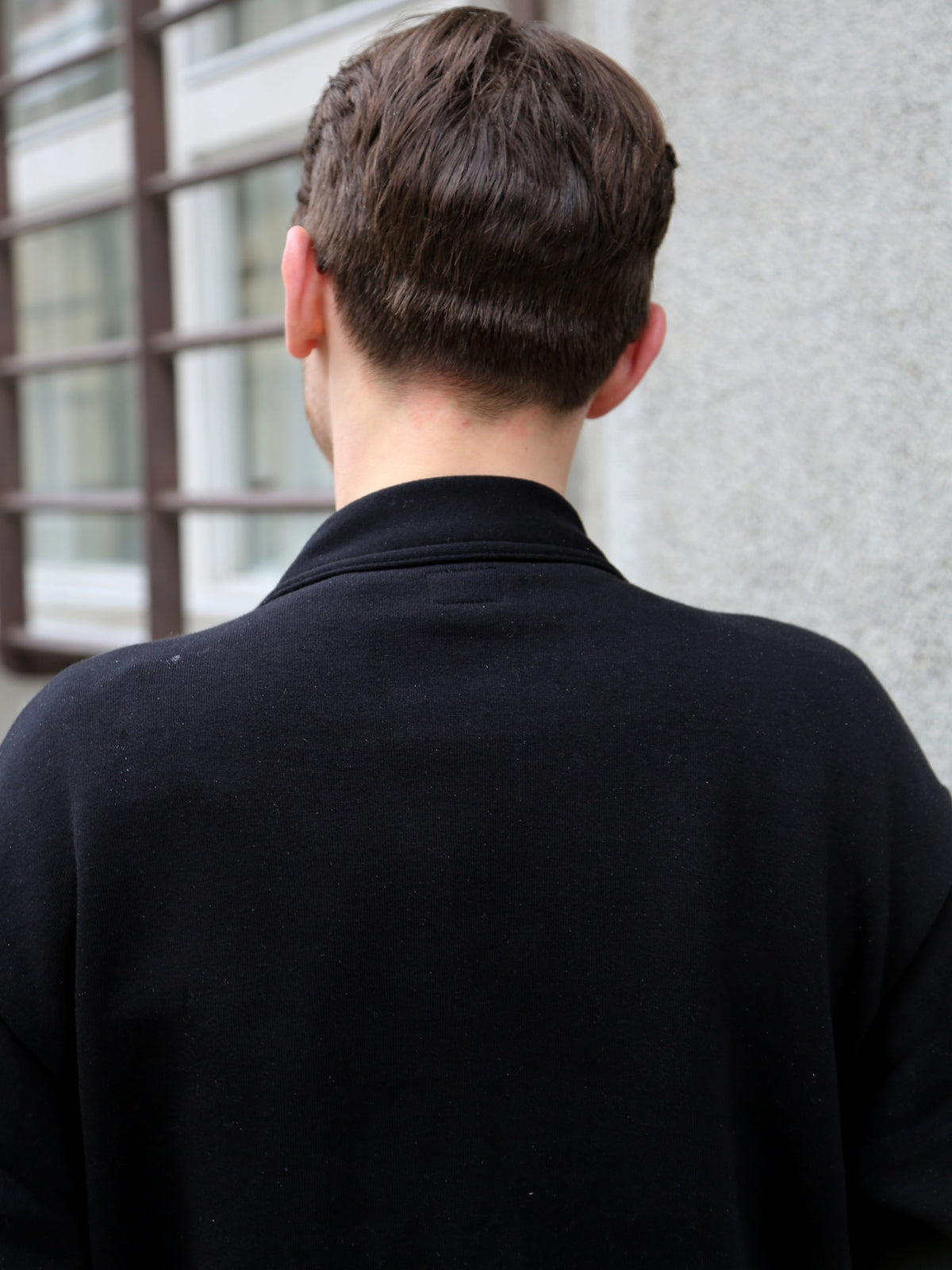 The Real McCOY's 10 oz. Loopwheel Sweatshirt Cardigan – Black (MC25115-030)