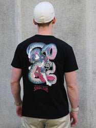 Samurai Jeans "Snake Slayer" Heavyweight T-Shirt – Black (SJST25-102L)