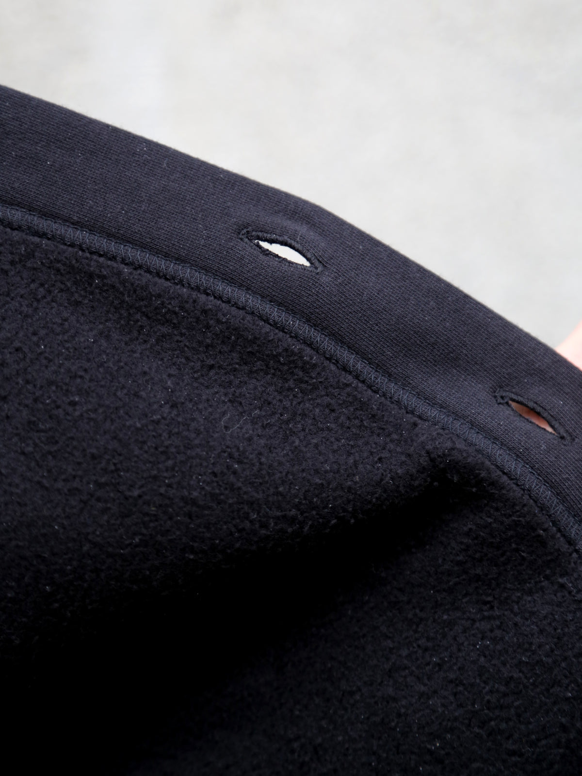 The Real McCOY's 10 oz. Loopwheel Sweatshirt Cardigan – Black (MC25115-030)