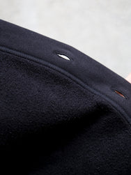 The Real McCOY's 10 oz. Loopwheel Sweatshirt Cardigan – Black (MC25115-030)