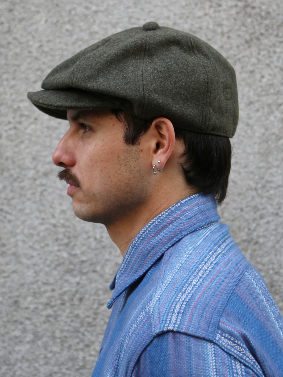 Papa Nui Maquis Cap – Dark Olive Wool