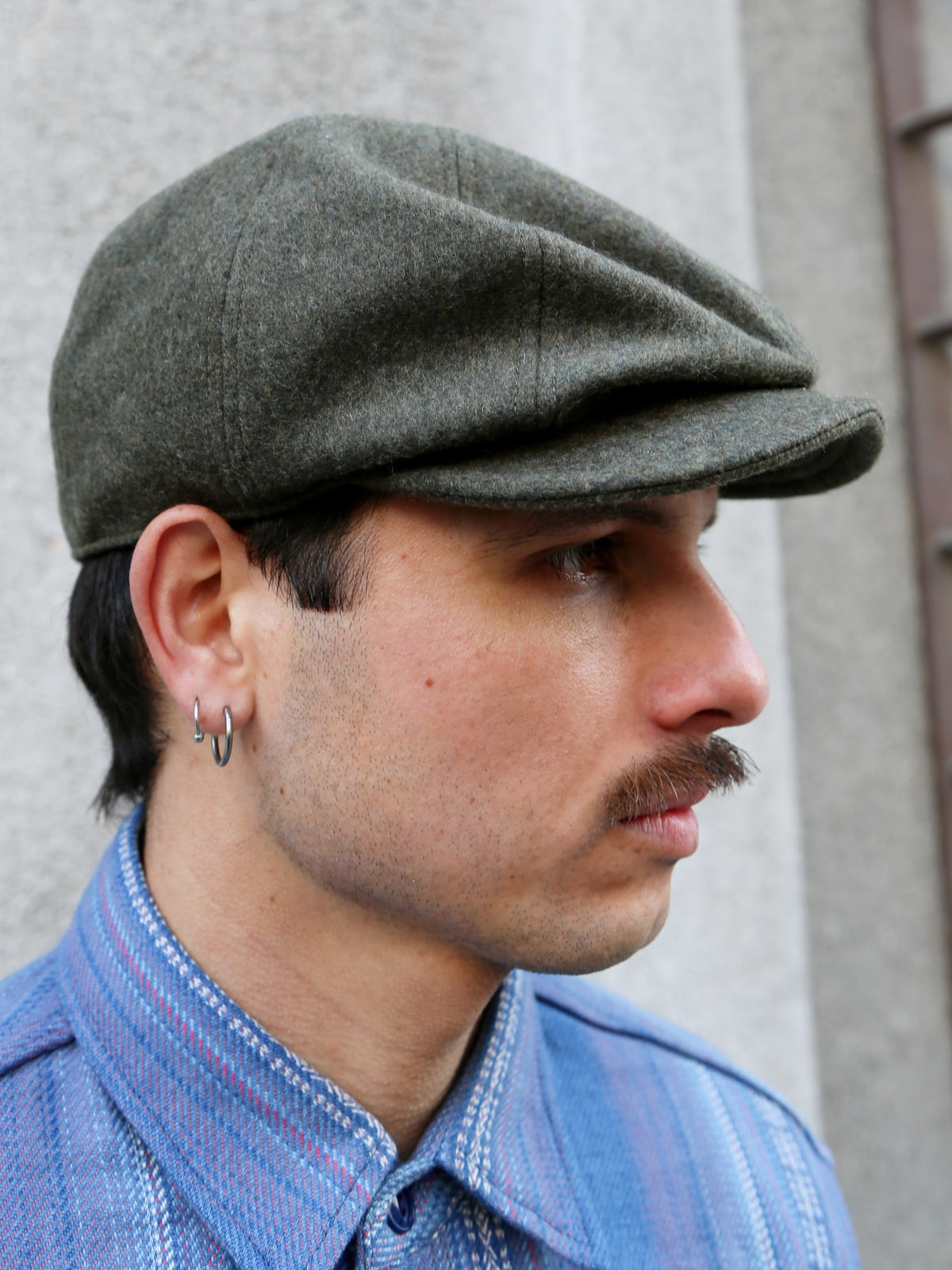 Papa Nui Maquis Cap – Dark Olive Wool