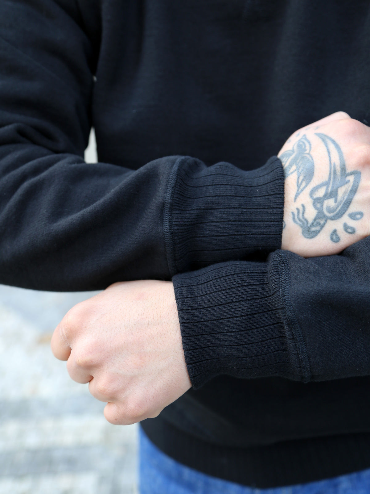 Whitesville Heavy Sweatshirt – Black (WV67728)