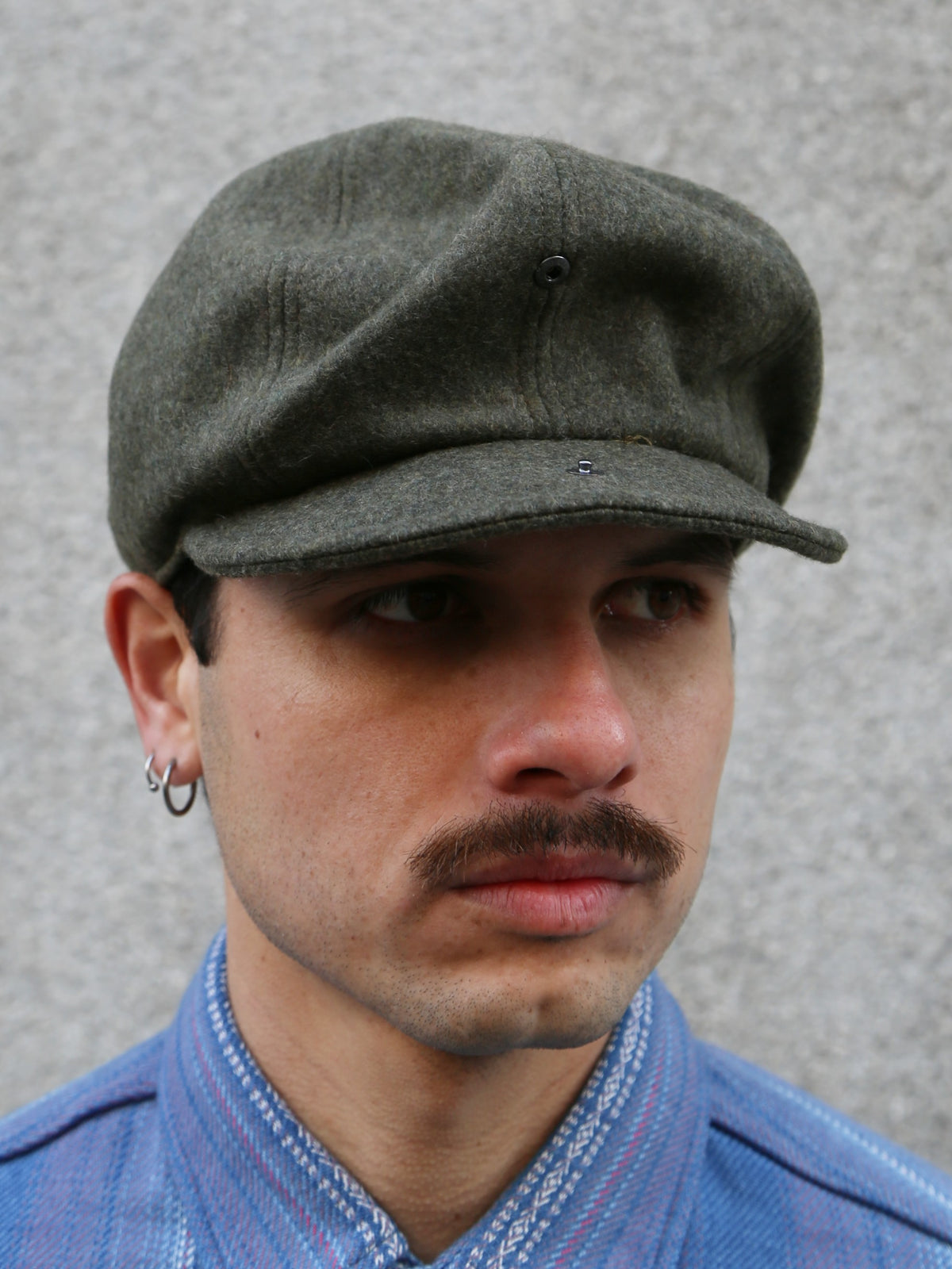 Papa Nui Maquis Cap – Dark Olive Wool