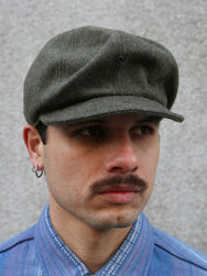 Papa Nui Maquis Cap – Dark Olive Wool