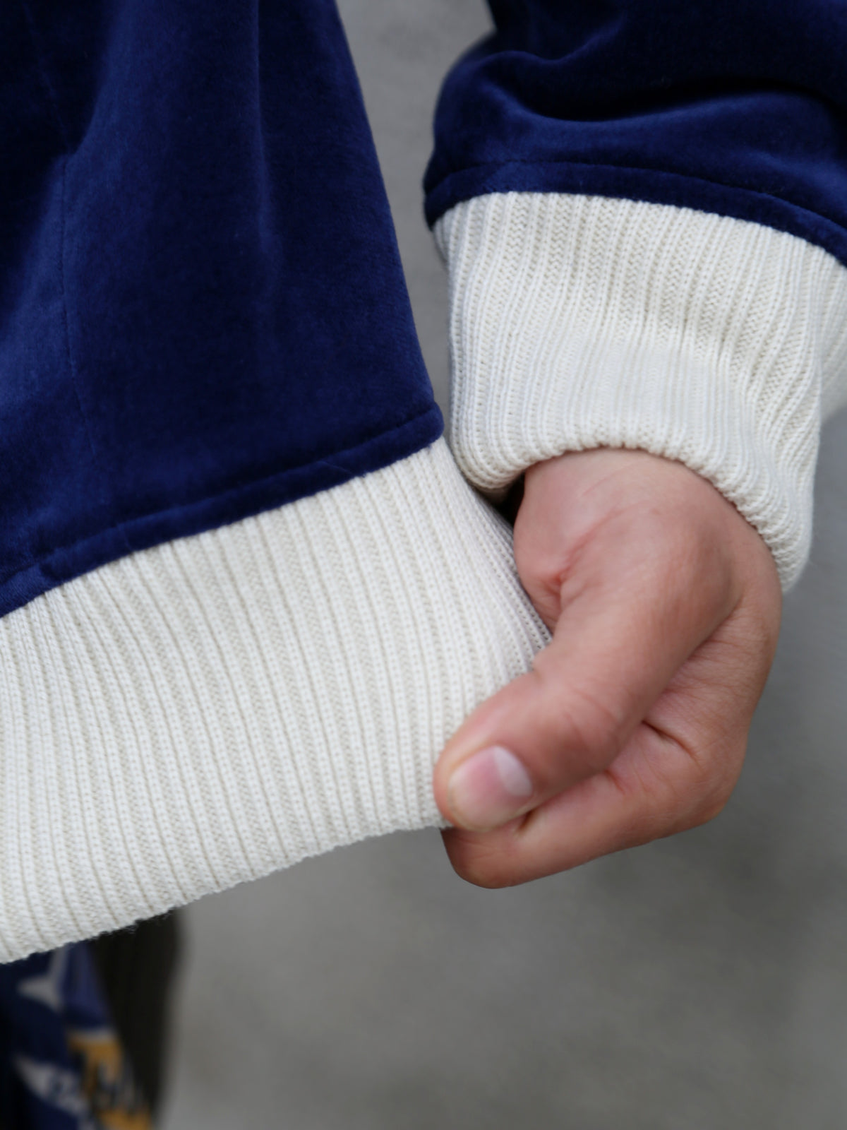 Samurai Jeans Velveteen "Sukajan" Souvenir Jacket – Indigo (SJSKJ25)