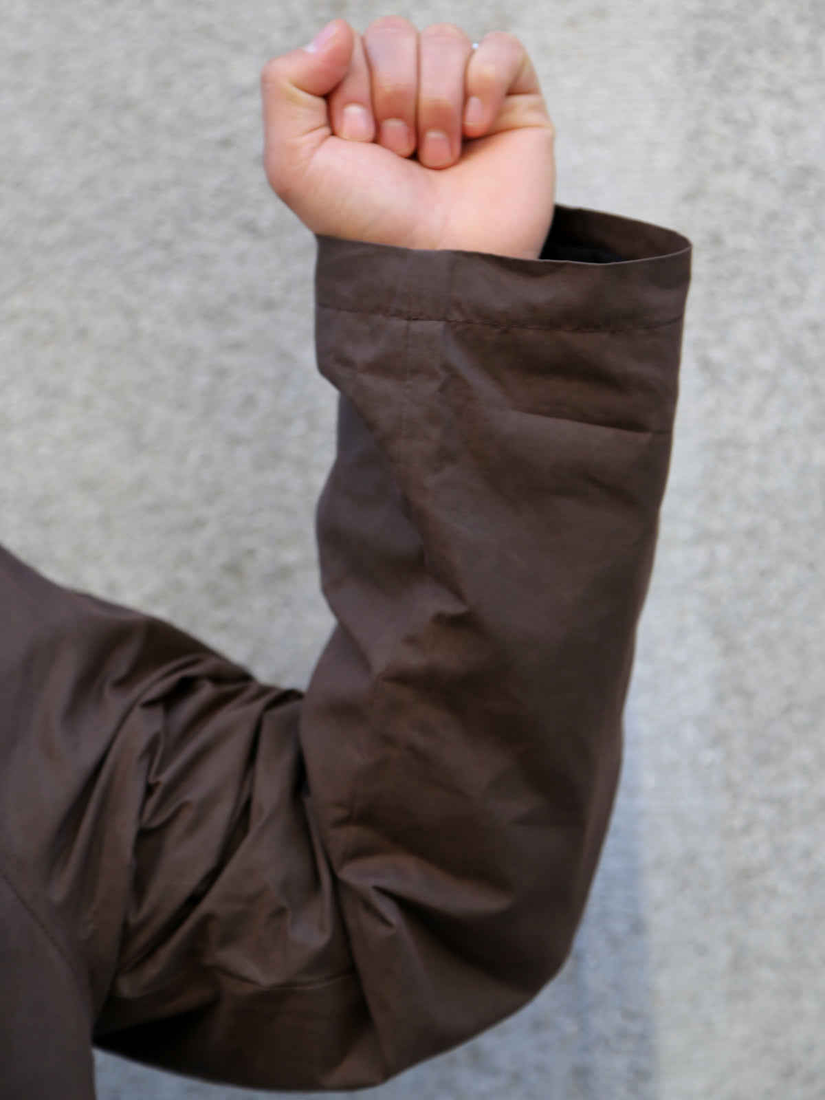 Hansen Garments MORTEN Long Coat – Waxed Rye (31-72-6)