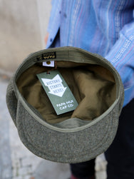 Papa Nui Maquis Cap – Dark Olive Wool