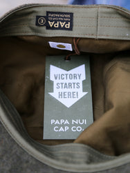 Papa Nui Maquis Cap – Dark Olive Wool