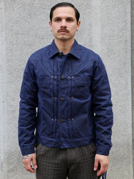 Freenote Cloth RJ-1 Waxed Jacket Navy – Navy (M0004302-NVY)