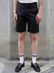 Studio d'Artisan Chino Shorts – Carbon Black (1925)