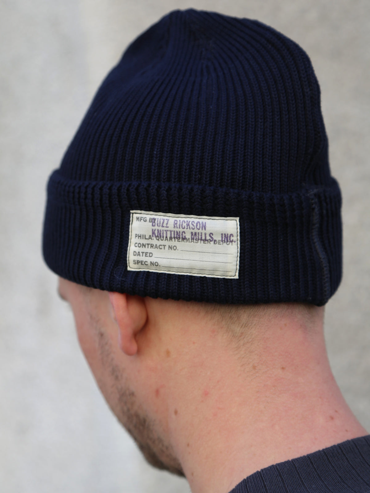 Buzz Rickson's Watch Cap Cotton Version – Navy (BR02186)