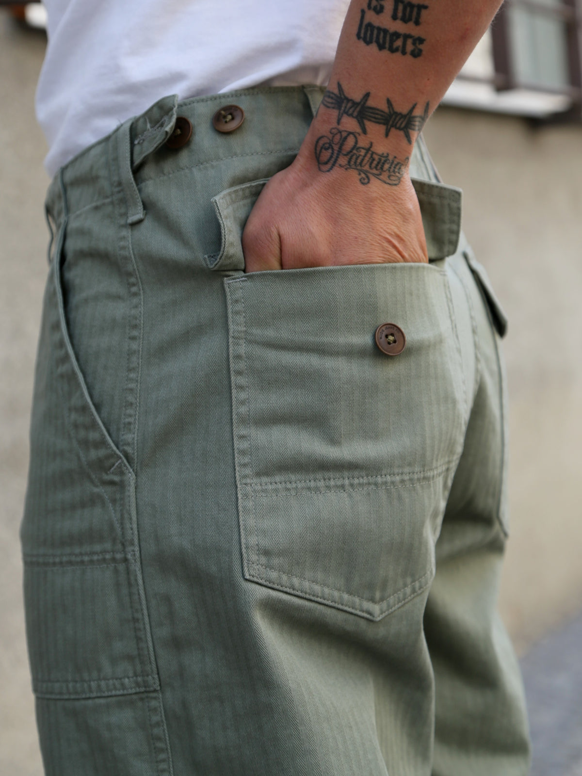 Nudie Jeans Tuff Tony Pants – Pale Green (120331)