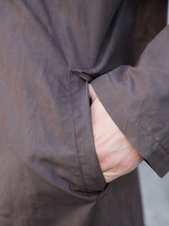 Hansen Garments MORTEN Long Coat – Waxed Rye (31-72-6)