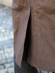 Hansen Garments MORTEN Long Coat – Waxed Rye (31-72-6)