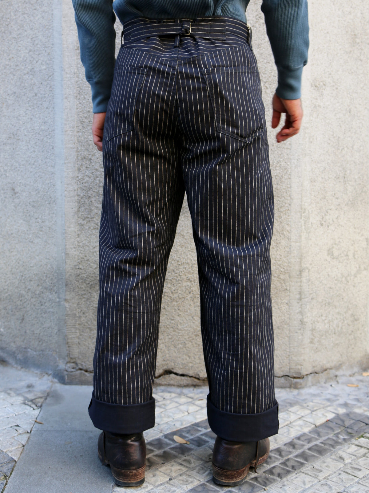 The Real McCOY's 12oz Black Wabash Work Trousers – Black (MP26011-030)
