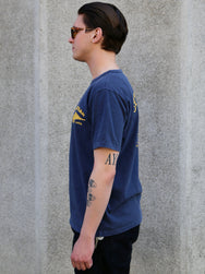 Studio d'Artisan "Pigment Print T-Shirt" – Navy (8163B)