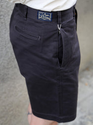 Studio d'Artisan Chino Shorts – Carbon Black (1925)