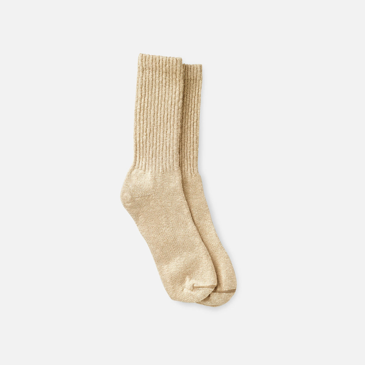 Red Wing Cotton Blend Marl Ragg Crew Socks – Cream/Coffee (97658)