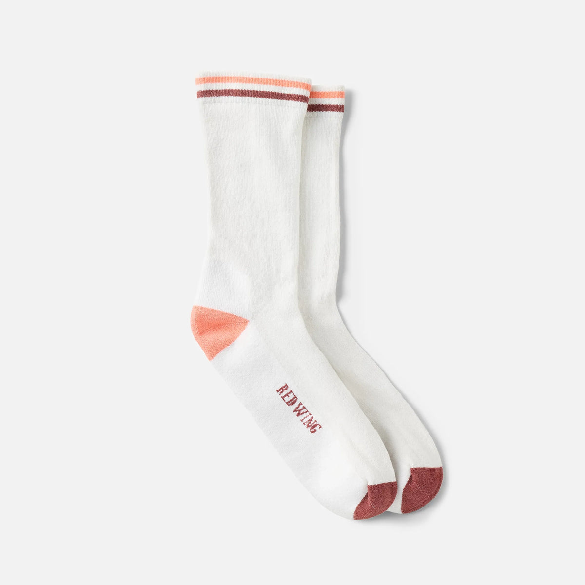 Red Wing Vintage Stripe Cotton-Blend Crew Socks – Cream/Peach/Maroon (97666)