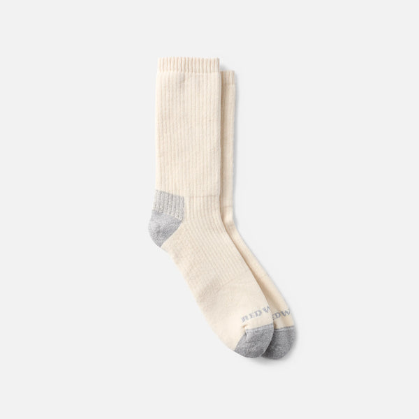 Red Wing Cushion Crew Socks – Cream (97678)