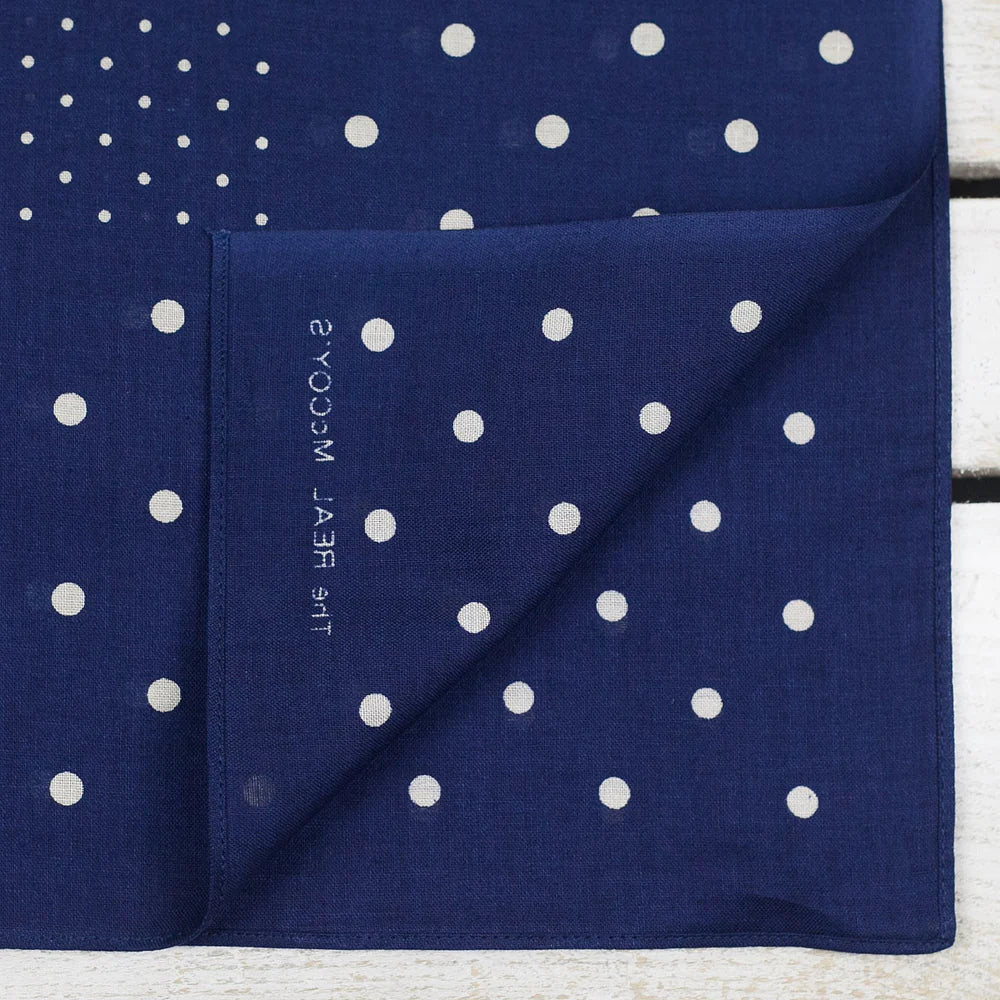 The Real McCoy’s MA22015 Bandana 'Dot' Navy