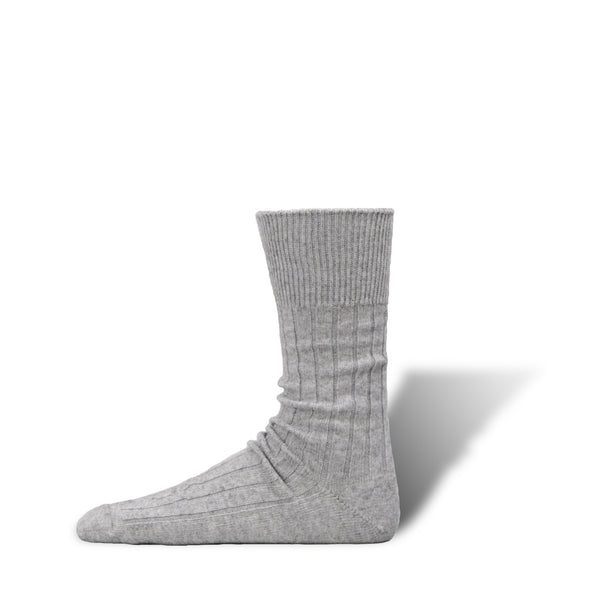 DECKA Cashmere Cotton Ribbed Socks (SW-01)