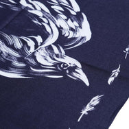 Samurai Jeans "Yatagarasu" Selvedge Bandana (Navy)