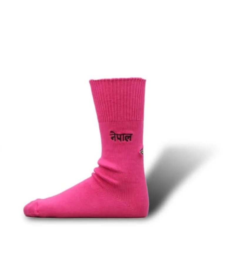 Decka Souvenir Socks Nepal / Pink