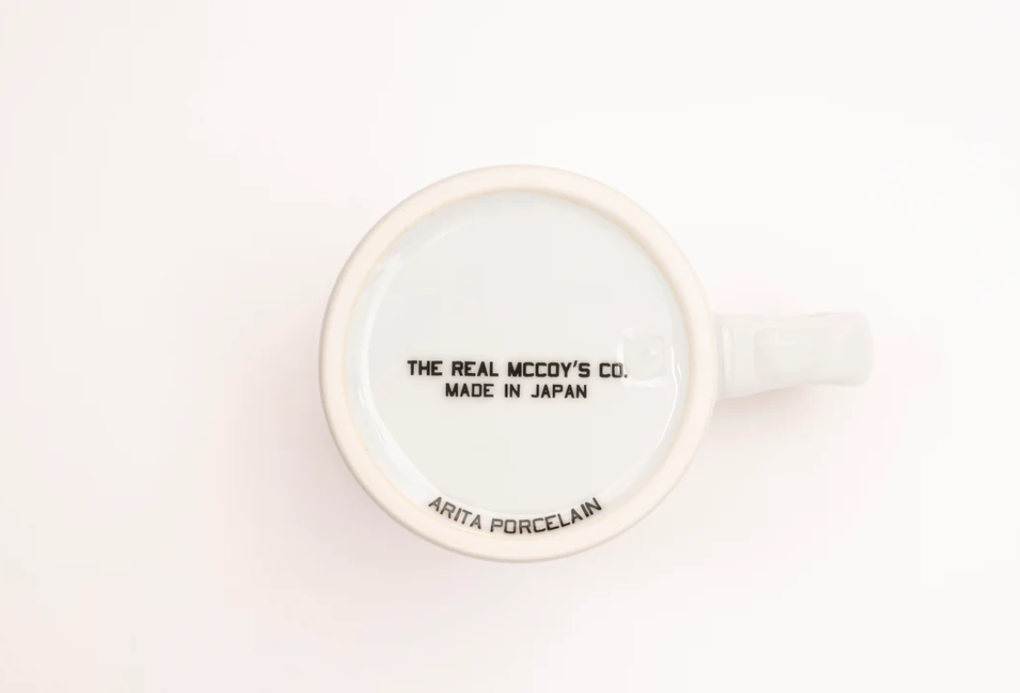 The Real McCoy's Arita Porcelain Coffee Mug / BUCO (MN23005)