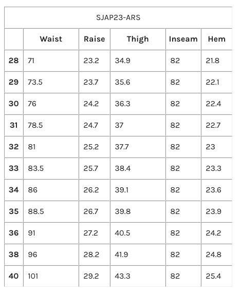 Samurai Jeans 6Pockets Pants – Natural indigo (SJAP23-ARS)