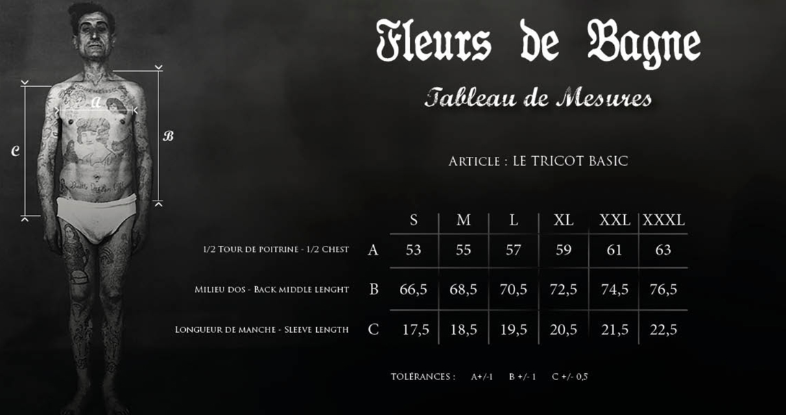 Fleurs de Bagne Tricot La Chiourme “Adieu Cayenne” – Natural (A-07848)