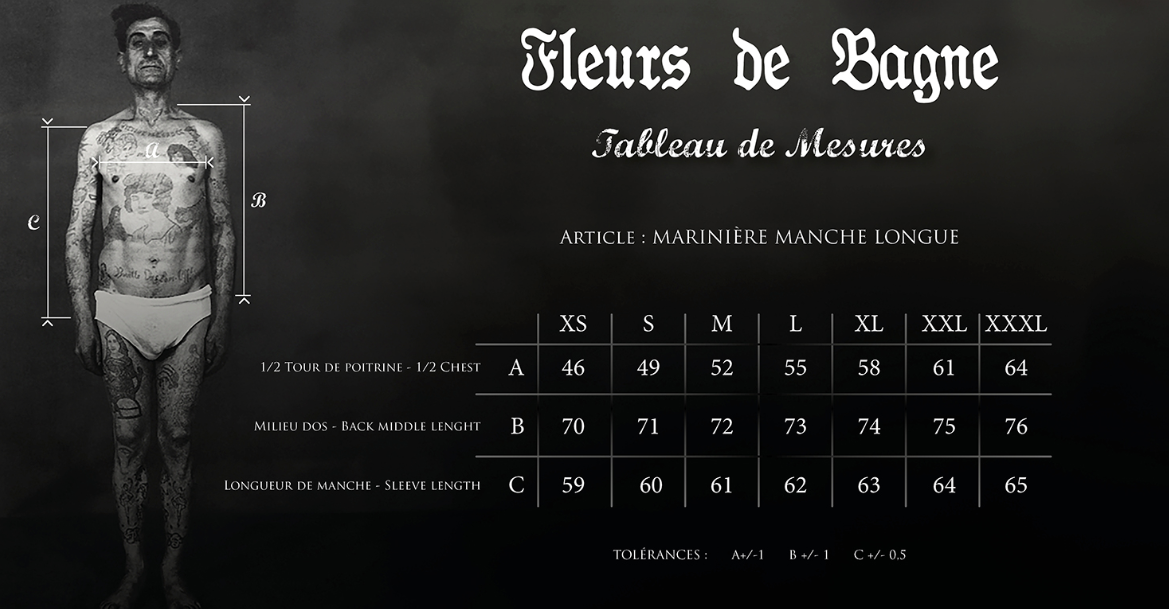 Fleurs de Bagne Mariniere Uni Manches Longues – Kaki (MARI-820)