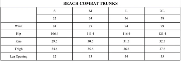 Papa Nui Beach Combat Trunks – Frogskin Jungle Green (17426)
