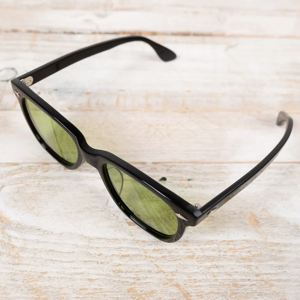 THE REAL McCOY'S Geyser Sunglasses Black/Green MA24002