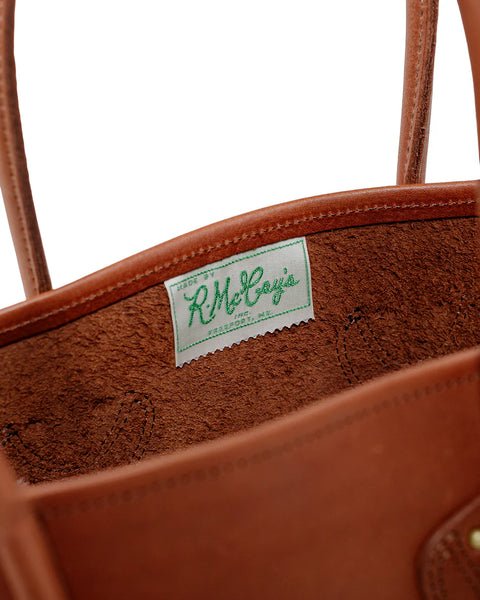 The Real McCoy’s Leather Tote Shoulder Bag – Brown (MA25102)