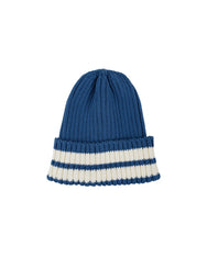 The Real McCoy's Striped Cotton Knit Cap – Navy (MA26015 120)