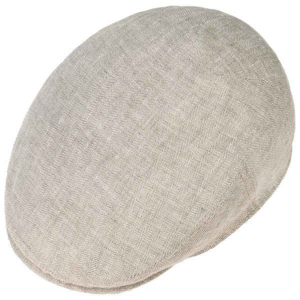 Stetson Kent Linen Flat Cap Oatmeal (6293501)