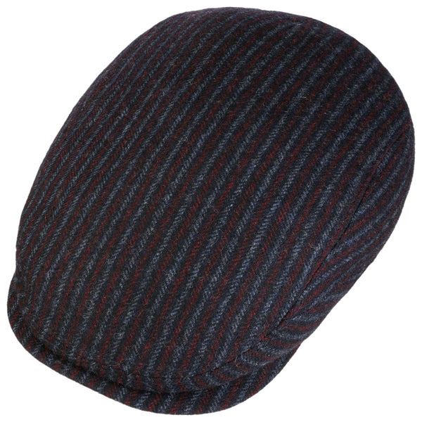 Stetson 8-Panel Cap Woolen Stripe - Navy (6810702)