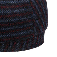 Stetson 8-Panel Cap Woolen Stripe - Navy (6810702)
