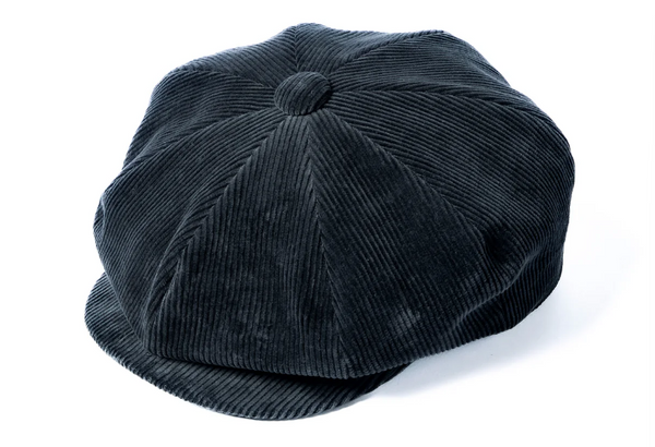 The Real McCoy's Double Diamond Corduroy Newsboy Cap – MA25106