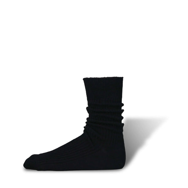 Decka Superior Rib Socks Cashmere / Cotton Black [de-30]