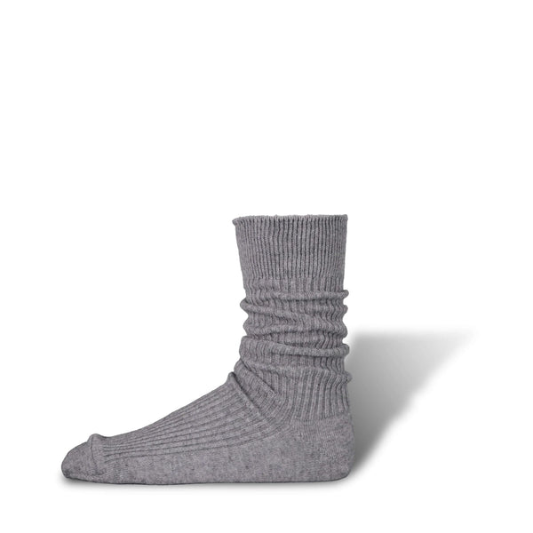 Decka Superior Rib Socks Cashmere / Cotton Gray [de-30]